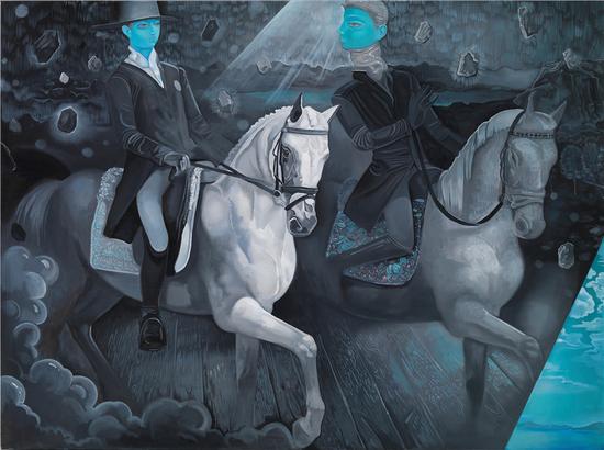 熊宇 Xiong Yu 静默的语者 Silent Speaker 2017 布面油画 Oil on canvas 150×200cm