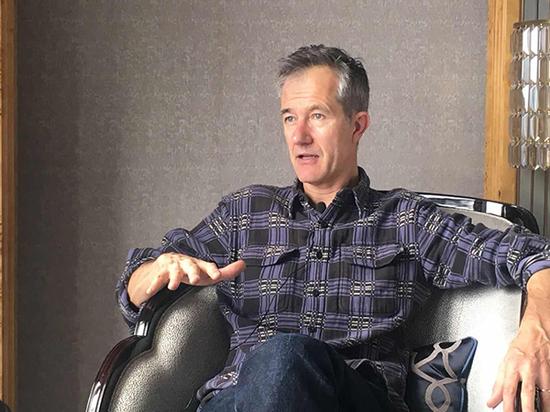 英国作家杰夫·戴尔（Geoff Dyer） 澎湃新闻记者 廉秀宇 图