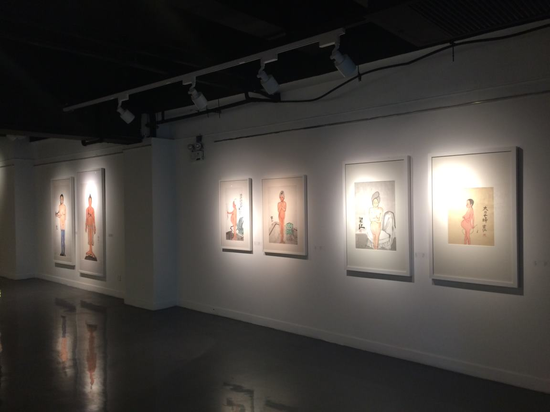 参展艺术家靳卫红作品