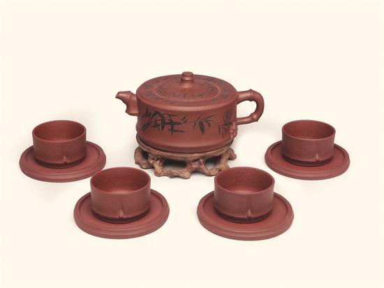 劲节套壶 艺术家吴幼波作品