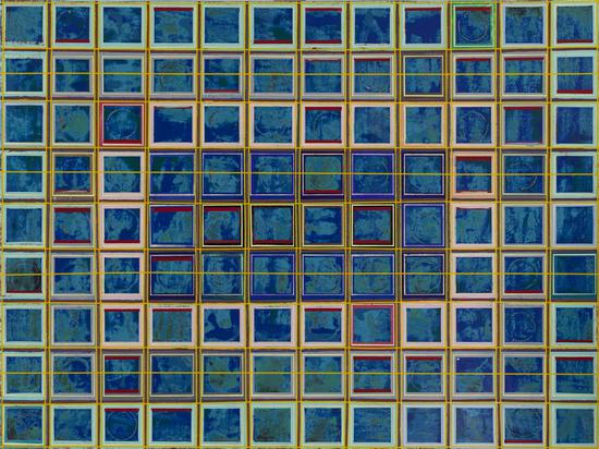杜飞辰 种子计划-180201 2018 布面坦培拉综合材料 90×120cm