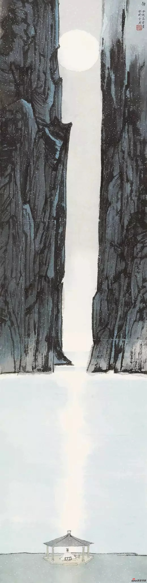 《静》 138cm×35cm 2017 年