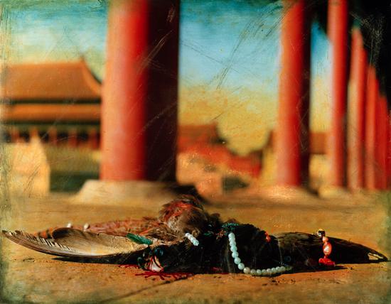 洪磊《紫禁城的秋天（太和殿东回廊）》摄影 1997