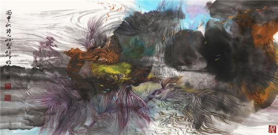 陆沉,家园系列(之三)69×138cm 2016