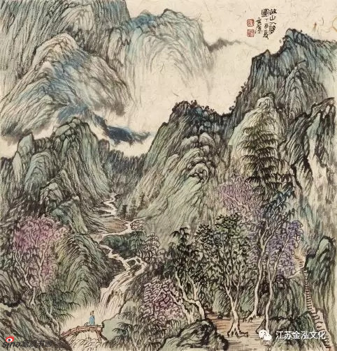 《故山入梦图》 76cm×72cm _徐文藻