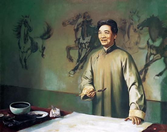 画家徐悲鸿,戴泽,1978