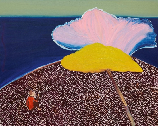 王俊杰 　　《粉红海浪》，2017年作 　　油彩 画布，121.9 x 152.4厘米 　　估价：16，000，000-26，000，000港元