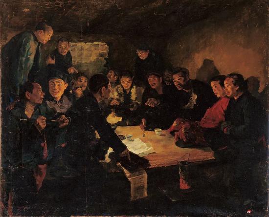 农民小组会,戴泽,1949-1950