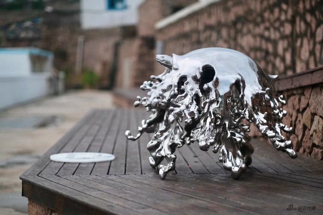 《共境-慢先生》 Shared environment - MrSlow 不锈钢  Stainless steel 96x100x70cm 2020