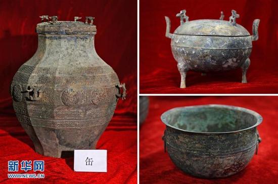各类青铜器 新华社记者 万象 摄 图片来源:新华网