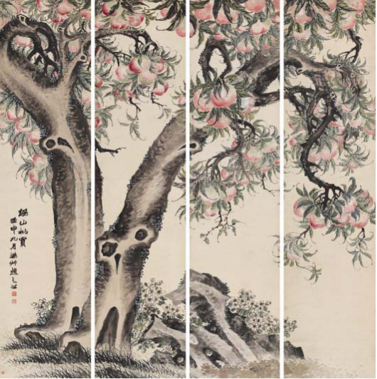 赵之谦（1829-1884） 绥山桃实（拍品编号：268）

　　起拍价¥1，500，000

　　拍品估价¥1，500，000 - ¥2，000，000