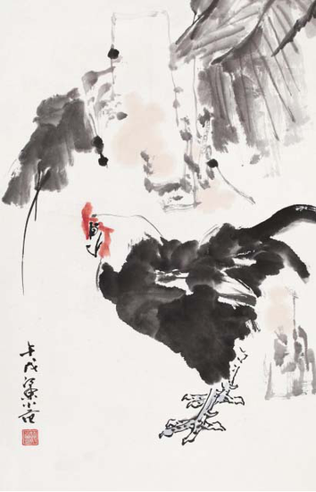 范曾（b.1938） 大吉图 （拍品编号：174）

　　起拍价¥100，000

　　拍品估价¥100，000 - ¥120，000