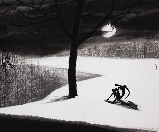 艺术家:贾云娣 作品:《梦》之三 94cm×79cm 2013