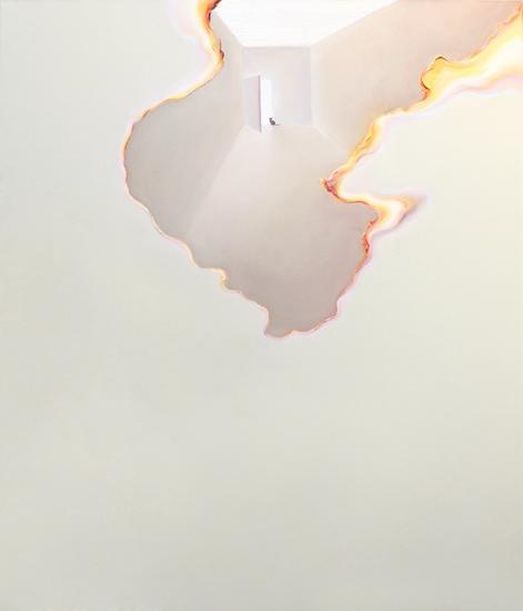 艺术家:严一能 作品:炨 xiè 190cm×160cm布面油画 2008