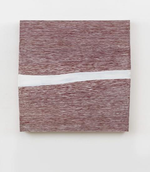 艺术家:王光乐 作品:寿漆070309 114cm×116cm布面丙烯 2007