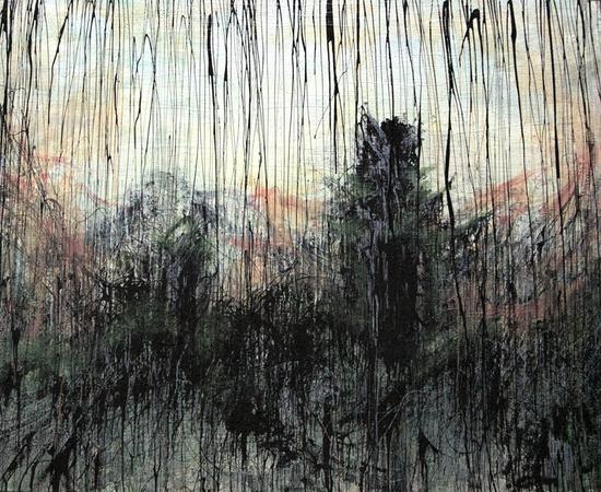 艺术家:韦加 作品:孤独的风景 200cm×250cm布面油画 2014
