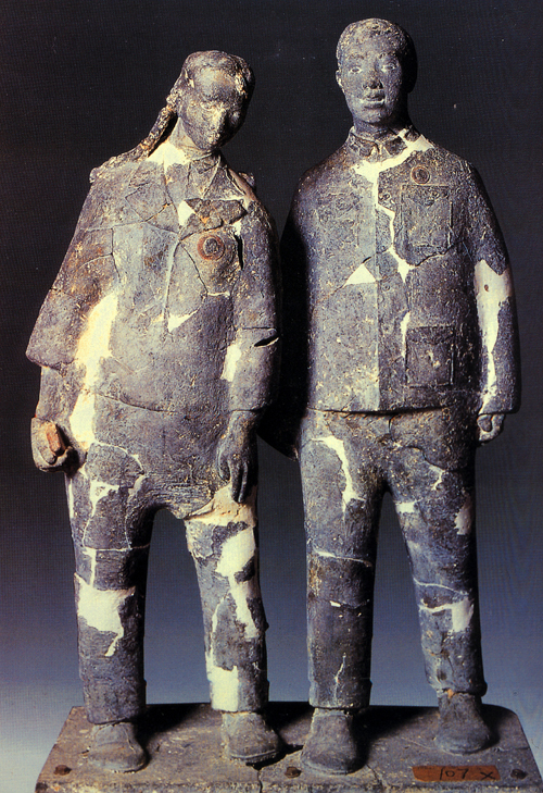 俞剑坤 中国家庭 110×40×85cm 氯化镁
