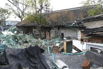 11月16日，前门冰窖斜街15号，广东平镇会馆的原址只剩一间房了。新京报记者 浦峰 摄