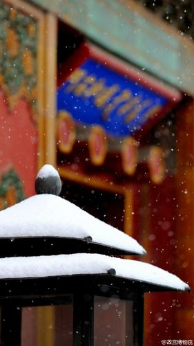 故宫雪景照。图片来源：故宫博物院官方微博