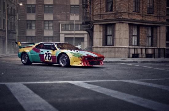 艺术家安迪•沃霍尔（Andy Warhol）创作的BMW艺术车