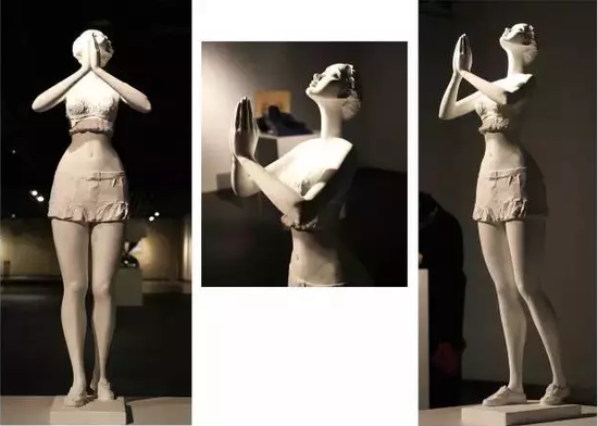 名称：《心语》
尺寸：90*40*30CM
材质：青铜
年代：2013