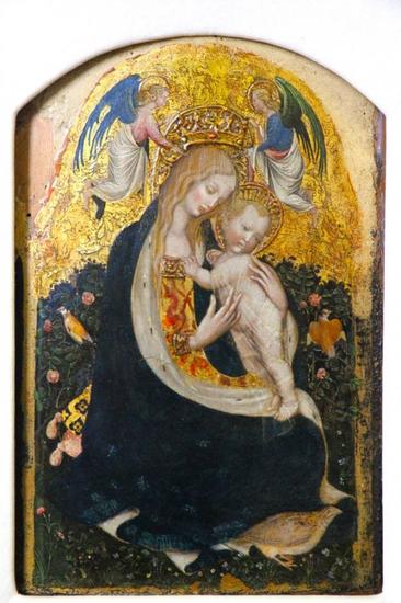 皮萨内洛,《圣母像》(Madonna of the Quail)