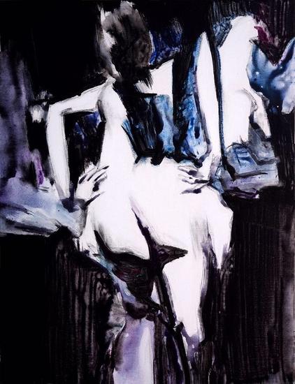 《隐身之焰之十五》,60x80cm,布面丙烯,2015