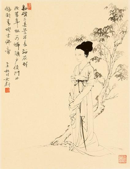 画作 红楼佳人之藕榭-图片版权归原作者所有 画作 红楼佳人之藕榭-图片版权归原作者所有