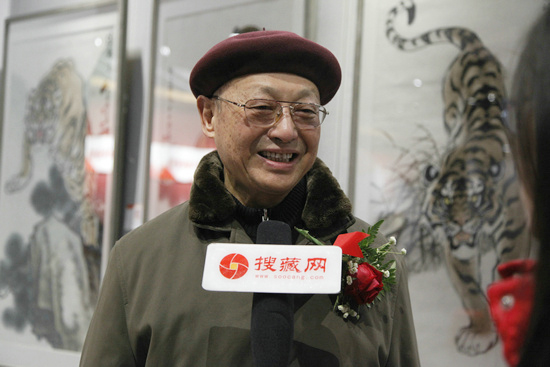 中国书画名人联合会副会长姚少华先生接受媒体采访