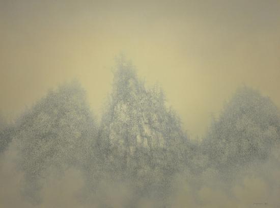 《雾岚》150x110cm 布上油画