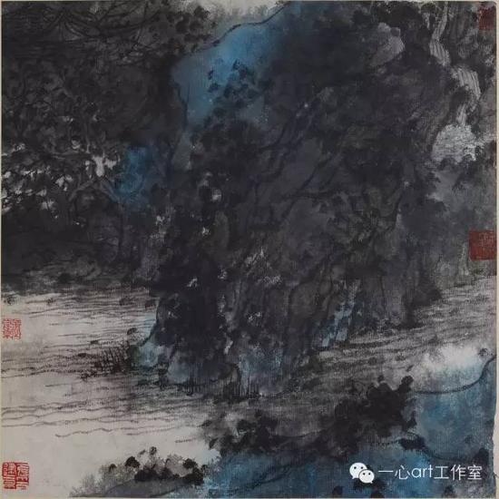 流响之一 38cmX38cm 纸本设色 2015年