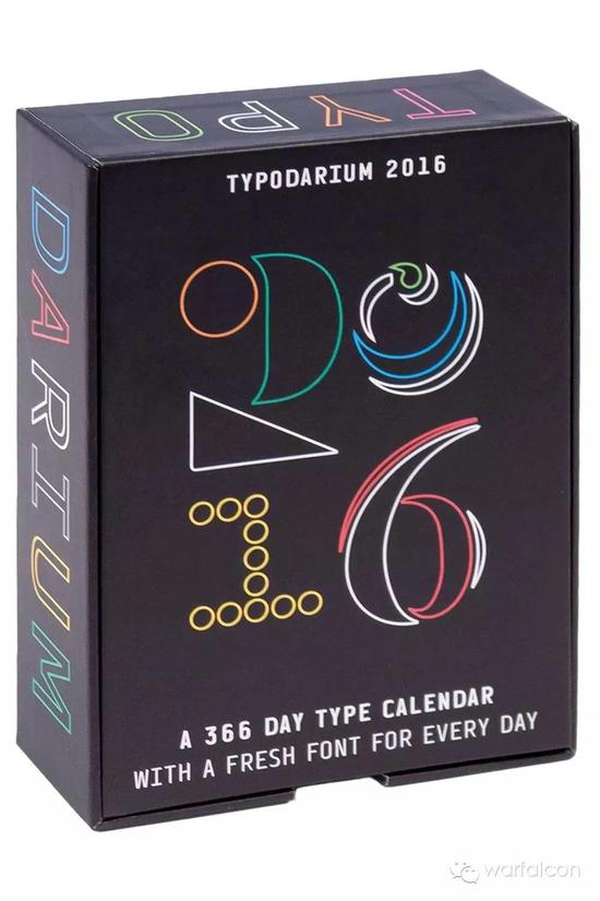Typodarium字体日历