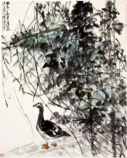 陈治良作品《陌上》145×180厘米 2014年