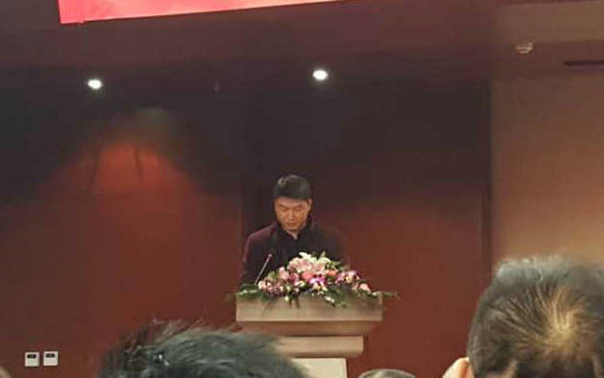 会议中,浙江易金控股集团有限公司中国集币在线常务副总王斌先生的发言