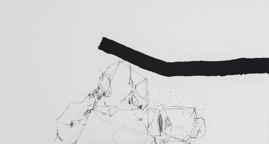 一 Simplicity 97X181cm 2015水墨 Ink on Paper