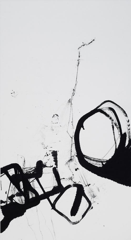 升 Survie 181X97cm2015水墨Ink on Paper