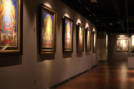 拉日·甲央尼玛个人主题展现场
