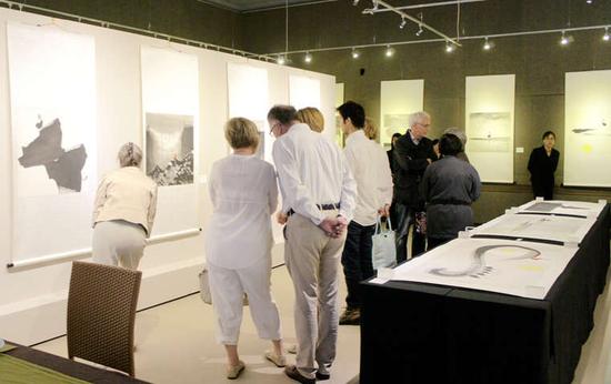 佛语禅心-田旭桐禅意水墨巡回展展览现场-3
