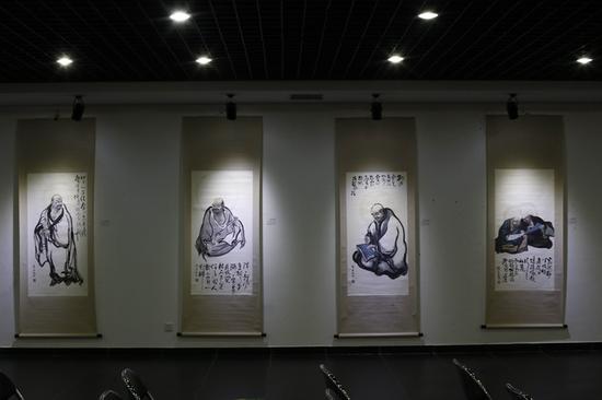 松风水月——张肇达书画艺术展 展览现场