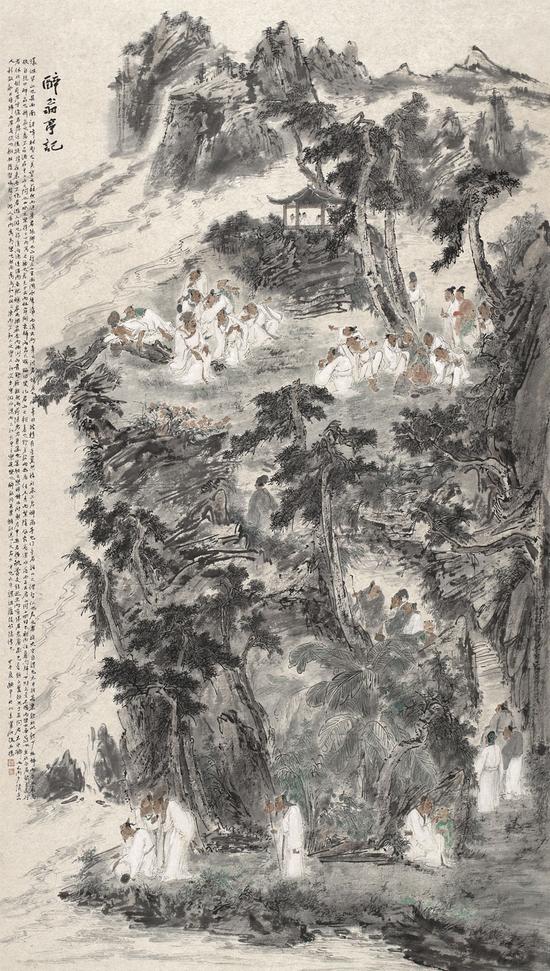醉翁亭记,136cmx210cm,2014