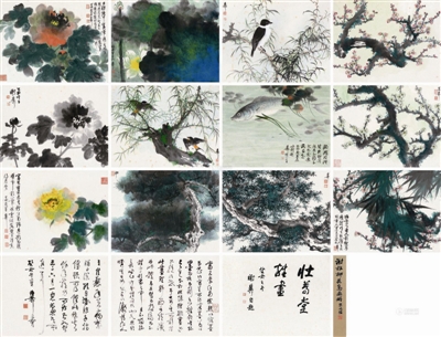 谢稚柳 癸丑-乙卯（1973-1975年）作 花鸟册