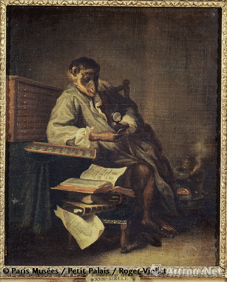 巴黎市博物馆联盟18世纪的《猴子古币家》