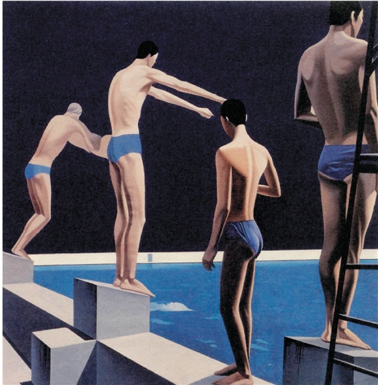 张培力 《仲夏的泳者》 1985