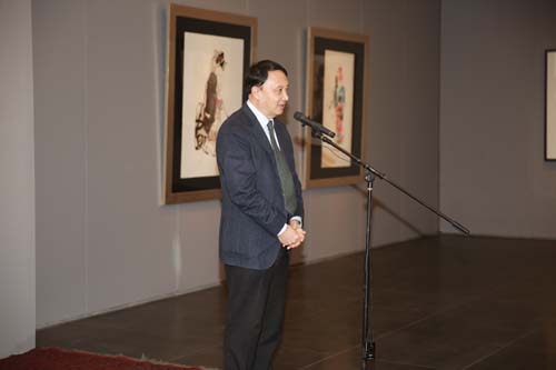 国政协常委、中国美术家协会副主席、北京画院院长王明明先生致辞