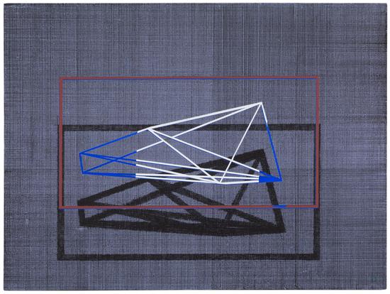 唐明伟 结构4c 90×120cm 布面综合材料 2016