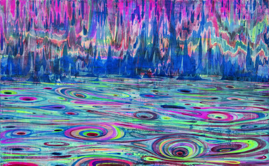 14 ������Huang Yuxing ���� River 2015 �����ϩ Acrylic on canvas 125��200cm