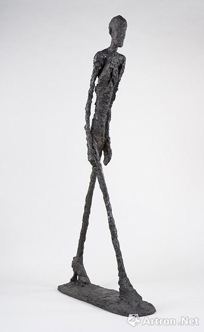 Walking Man I 1960 铜 180.5x27x97cm