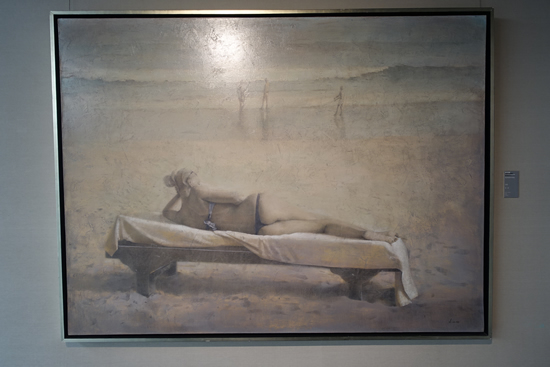 西安美术学院：何军《海滩》200×150cm 油画 2012年