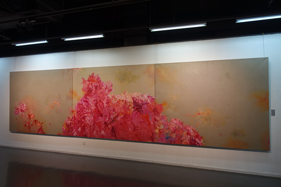 天津美术学院：蔡锦《风景105》750×200cm 布面油画 2015年