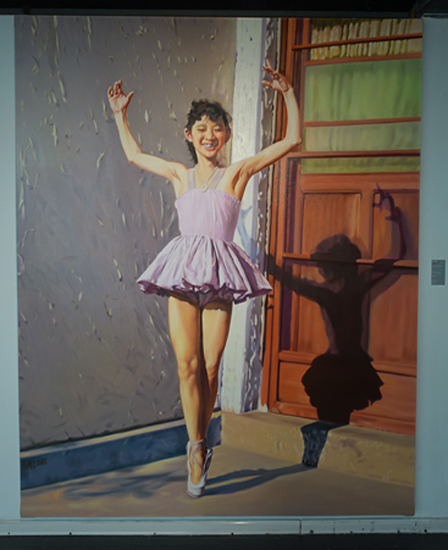 西安美术学院：景柯文《万里无云NO.1》200×250cm 布面油画 2015年
